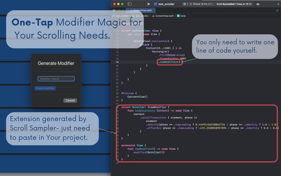 #3. Scroll Sampler (macOS) De: Hubert Kielkowski