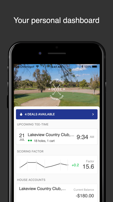 LakeviewGCC iPhone screenshot 1 - Sports app