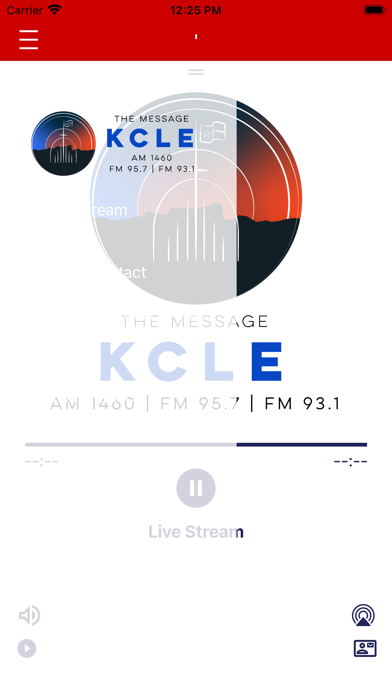 KCLE The Message Dallas, Texas screenshot