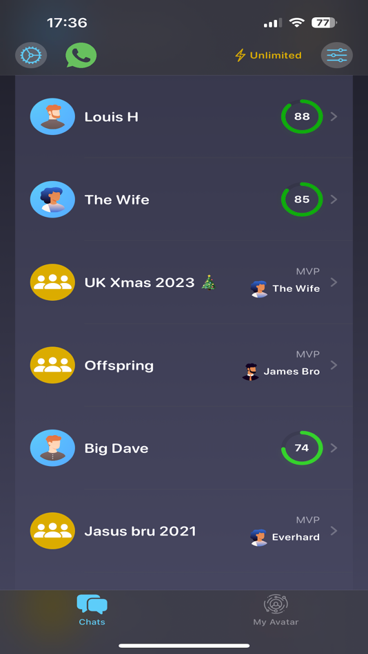Mimoto - Chat Insights Engine (iOS) di: Baxnet Technologies Pte Ltd