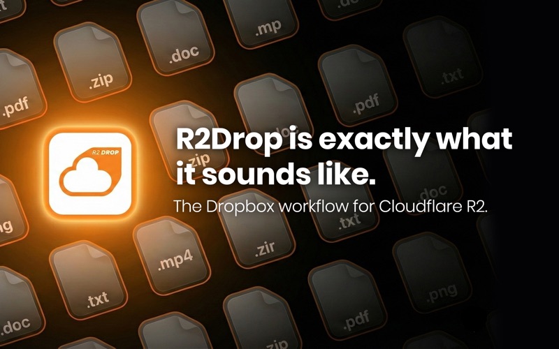 R2Drop: Cloudflare R2 Uploader screenshot