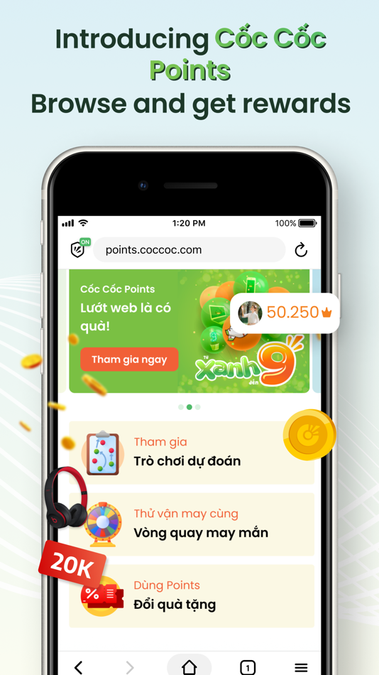 #6. Cốc Cốc: Web Browser & Adblock (iOS) 来自: COC COC COMPANY LIMITED
