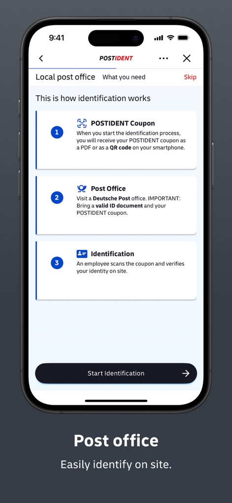 POSTIDENT - Business App | MWM