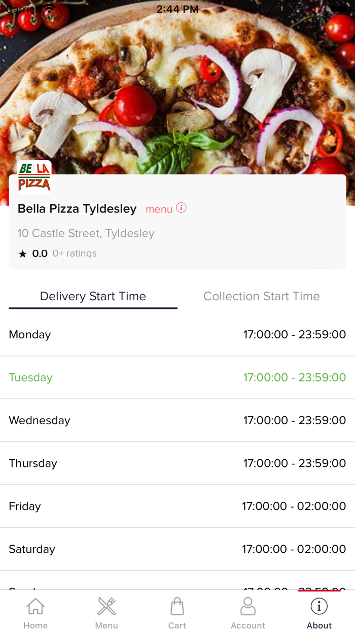 Bella Pizza Tyldesley