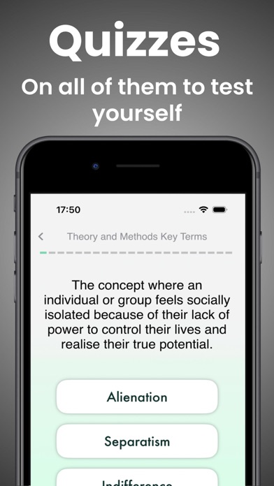 Screenshot #2 pour A-level Sociology