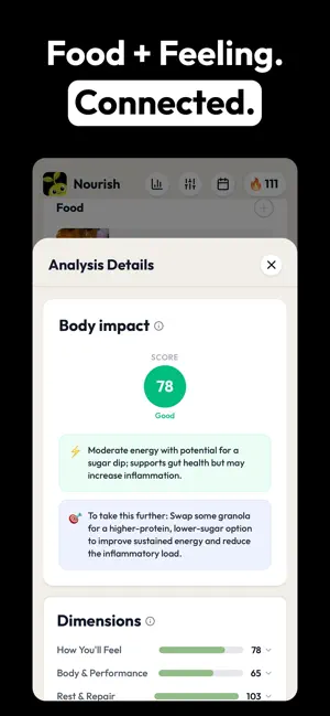 Nourish - Social Food Tracker screenshot 4