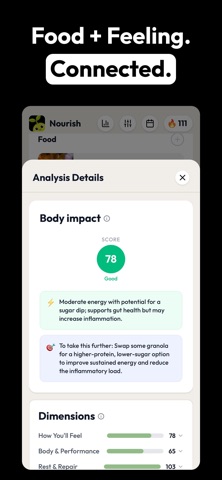 Nourish - Social Food Tracker screenshot