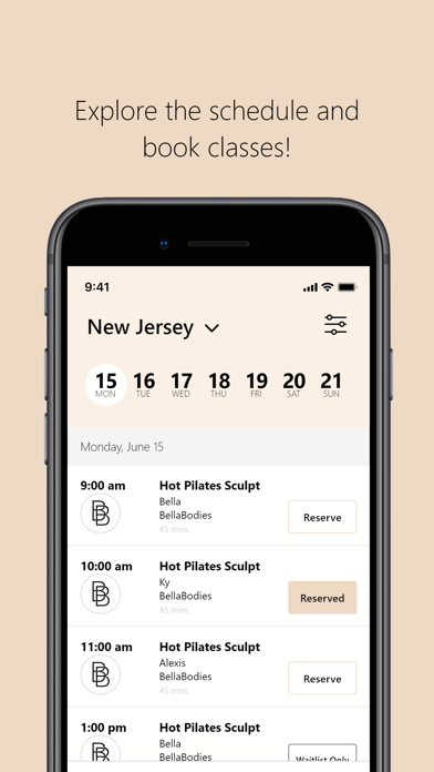 BellaBodies iPhone screenshot 3 - Health & Fitness app