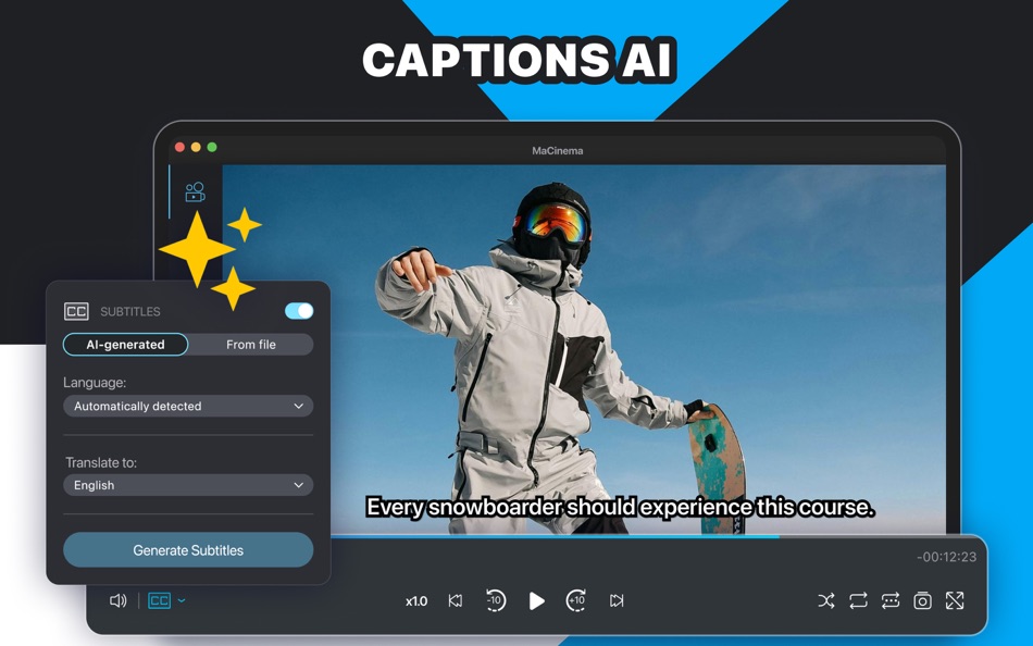 #3. MaCinema — HD Video Player (macOS) By: Appfit Studio