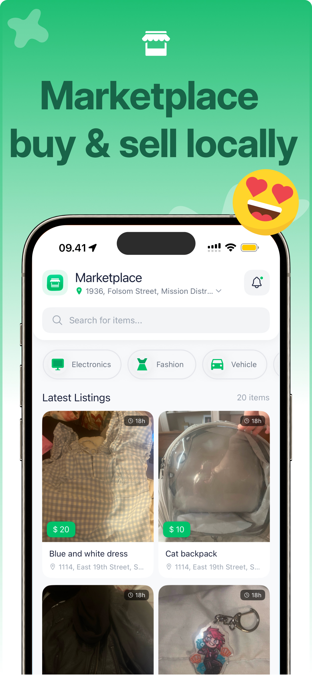 Marketplace  Buy and sell