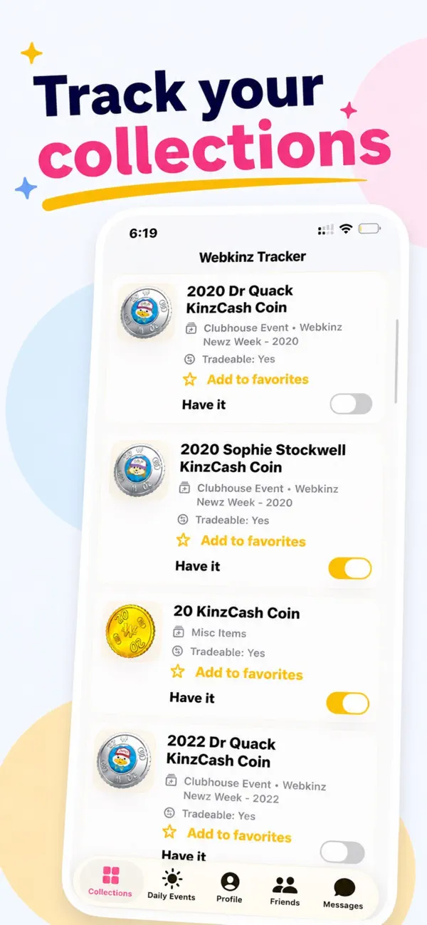 Screenshot #3 pour KinzTracker