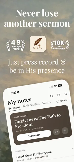 Sermon Scribe: Bible Notetaker screenshot 1