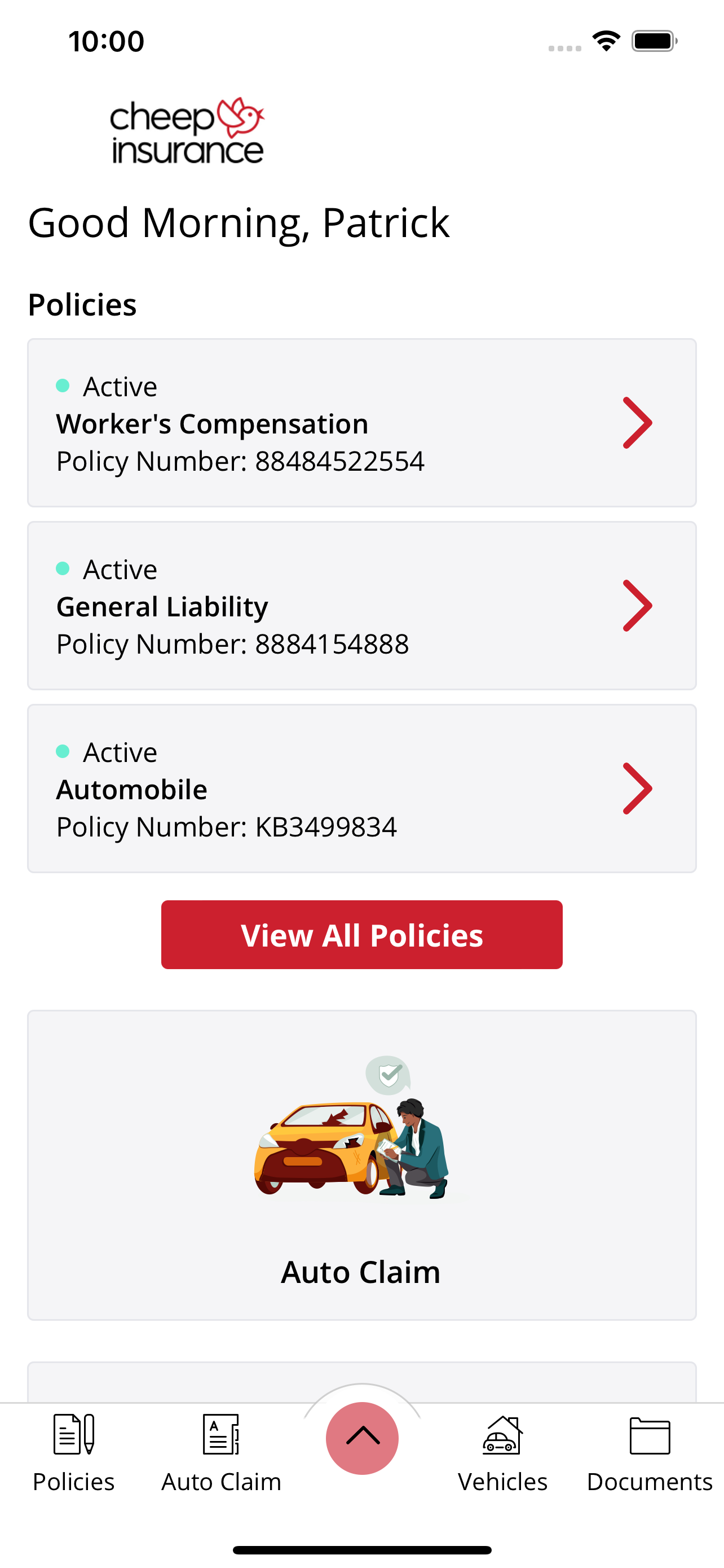 Cheep Insurance Mobile screenshot 2