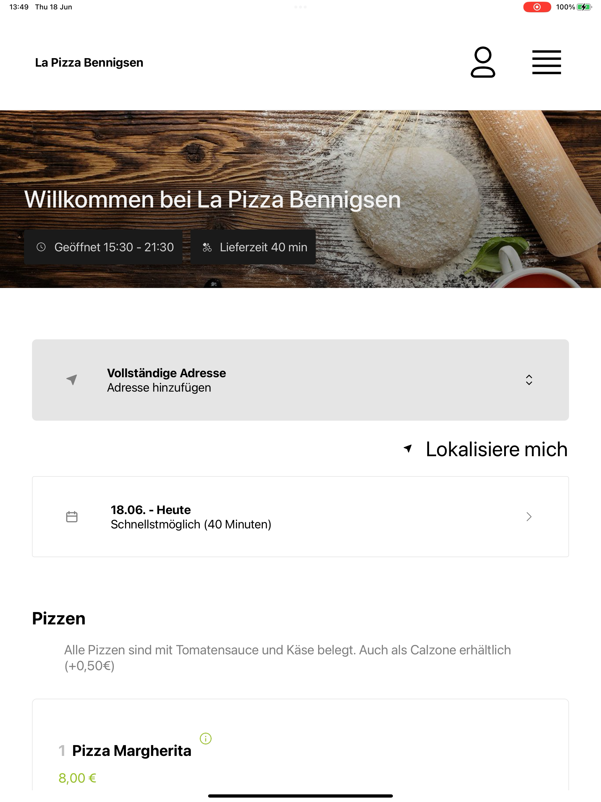 La Pizza Bennigsen