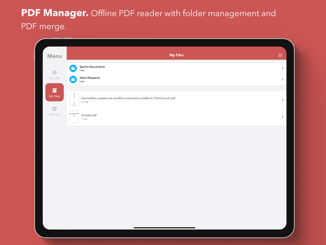 Web to PDF Converter & Reader Screenshot