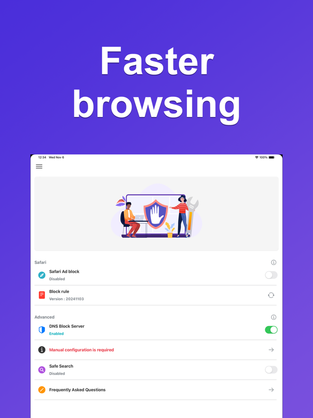 ‎Ad Blocker Pro - Secure & Safe Screenshot