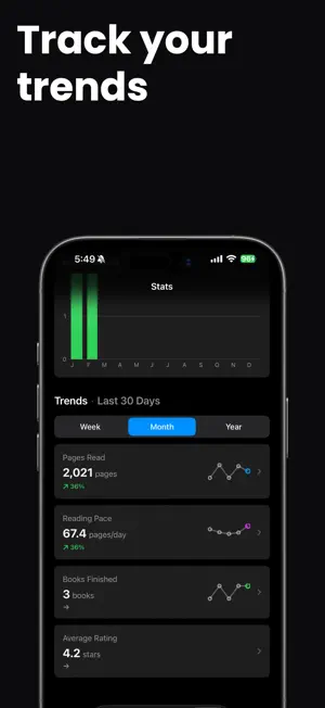 Bibliostats: Reading Tracker screenshot 4