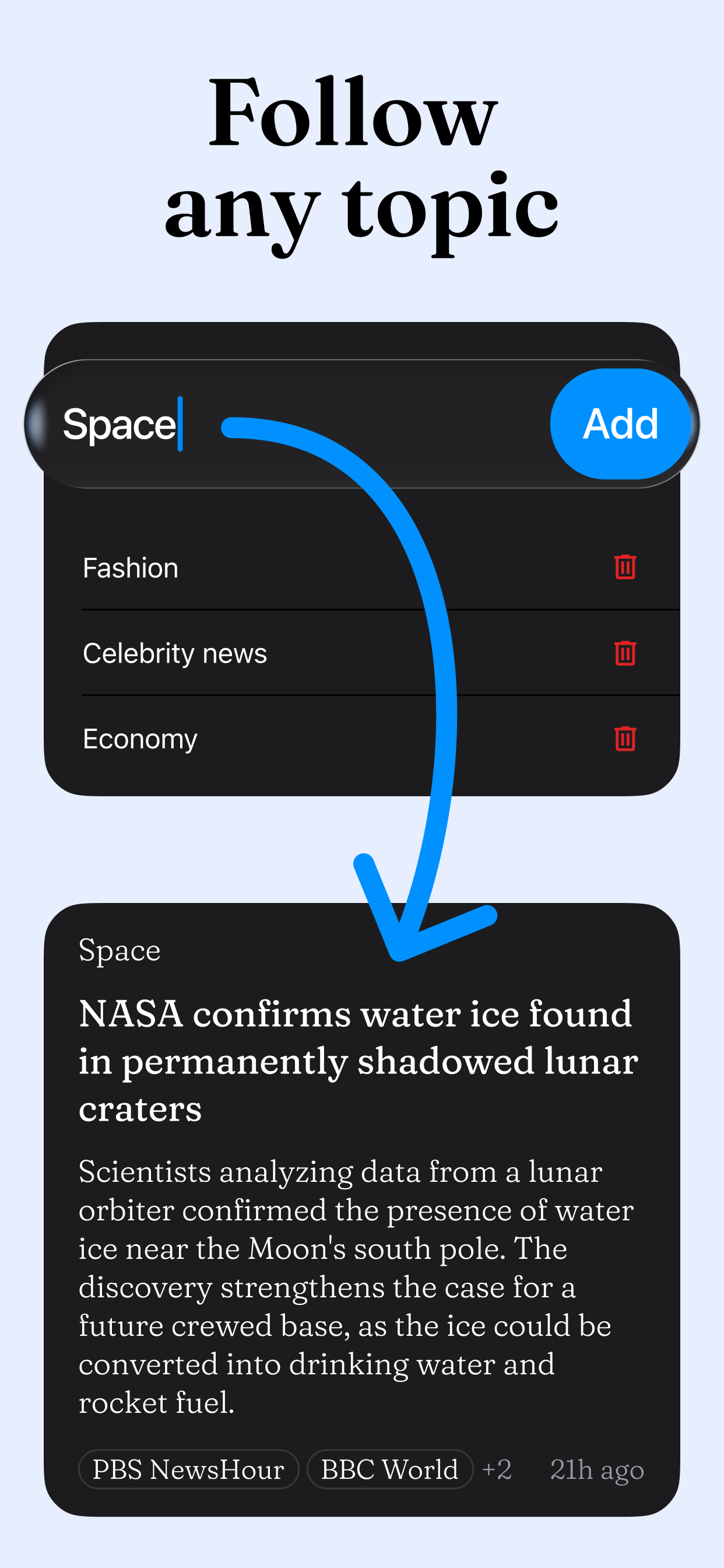 Wisp: AI News & Custom Feed