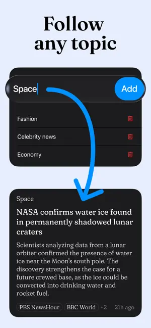 Wisp: AI News & Custom Feed screenshot 3