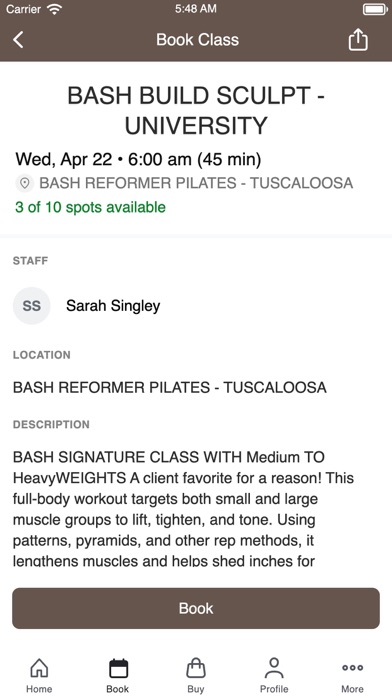 Screenshot #3 pour BASH Reformer Pilates