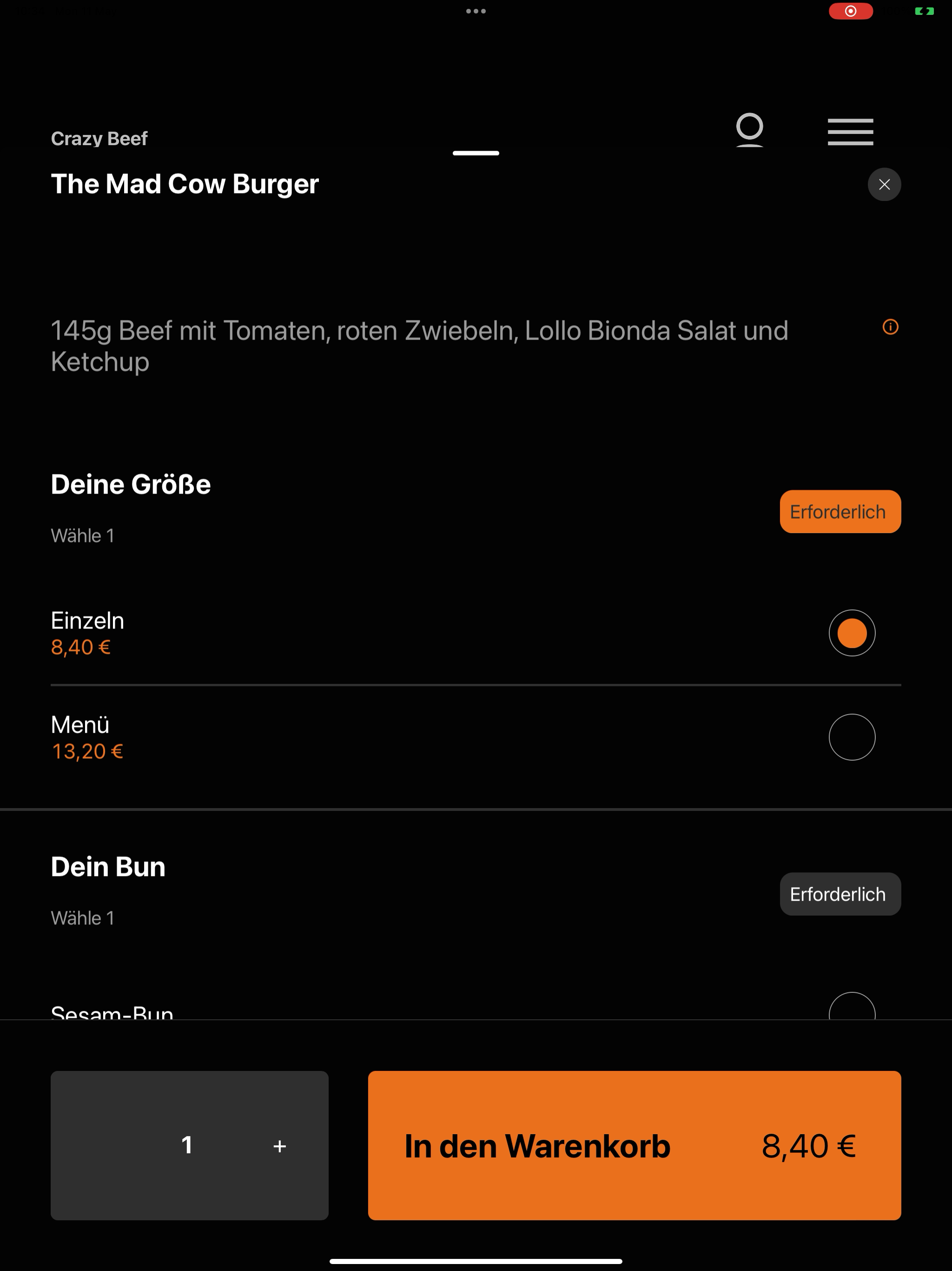 Crazy Beef Mülheim an der Ruhr screenshot 8