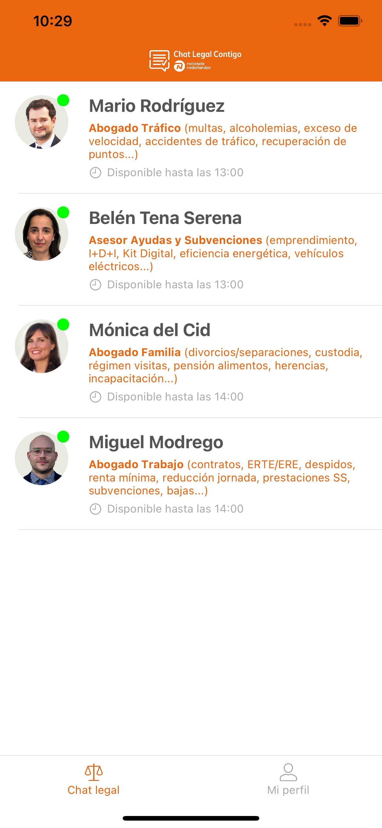 Chat Legal Contigo screenshot 3