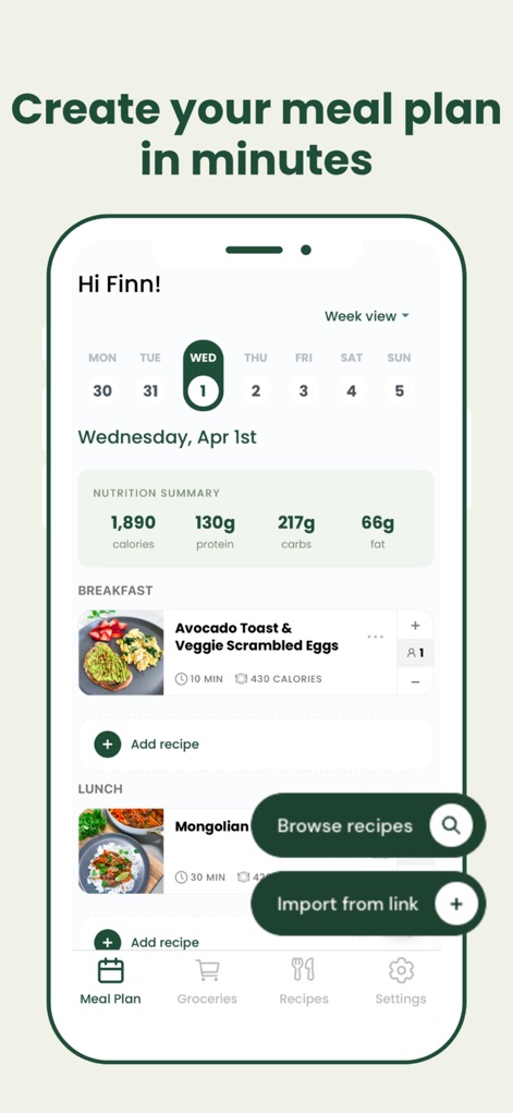 Healthy Kitchen: Meal Planner - Health & Fitness App | MWM