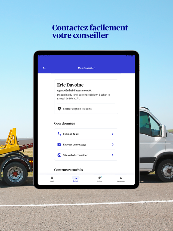 Mon AXA Assurance iPad screenshot 8