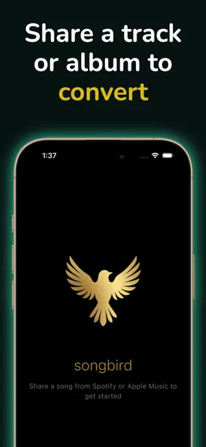 Songbird: Music Link Converter screenshot 1
