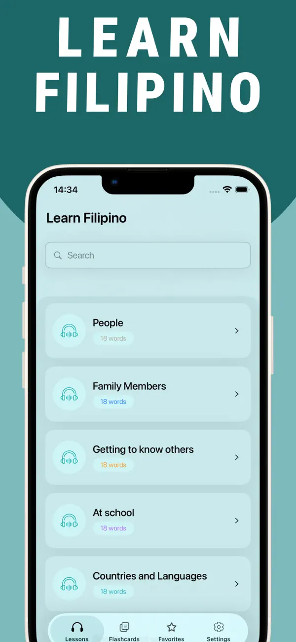 Screenshot #1 pour Learn Filipino - Lentil