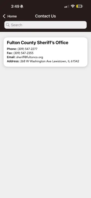 Fulton County Sheriff Illinois screenshot 2