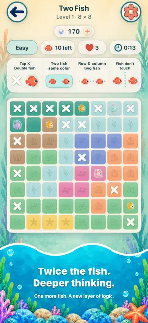 FishDoku: No Ads Sudoku Game screenshot 2