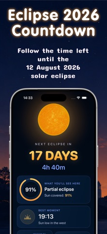 Eclipse 2026: Solar Guide Screenshot 1 of 3