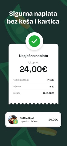 Presto POS screenshot
