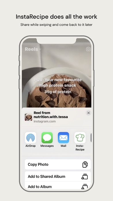 InstaRecipe: A Foody Companion Screenshot