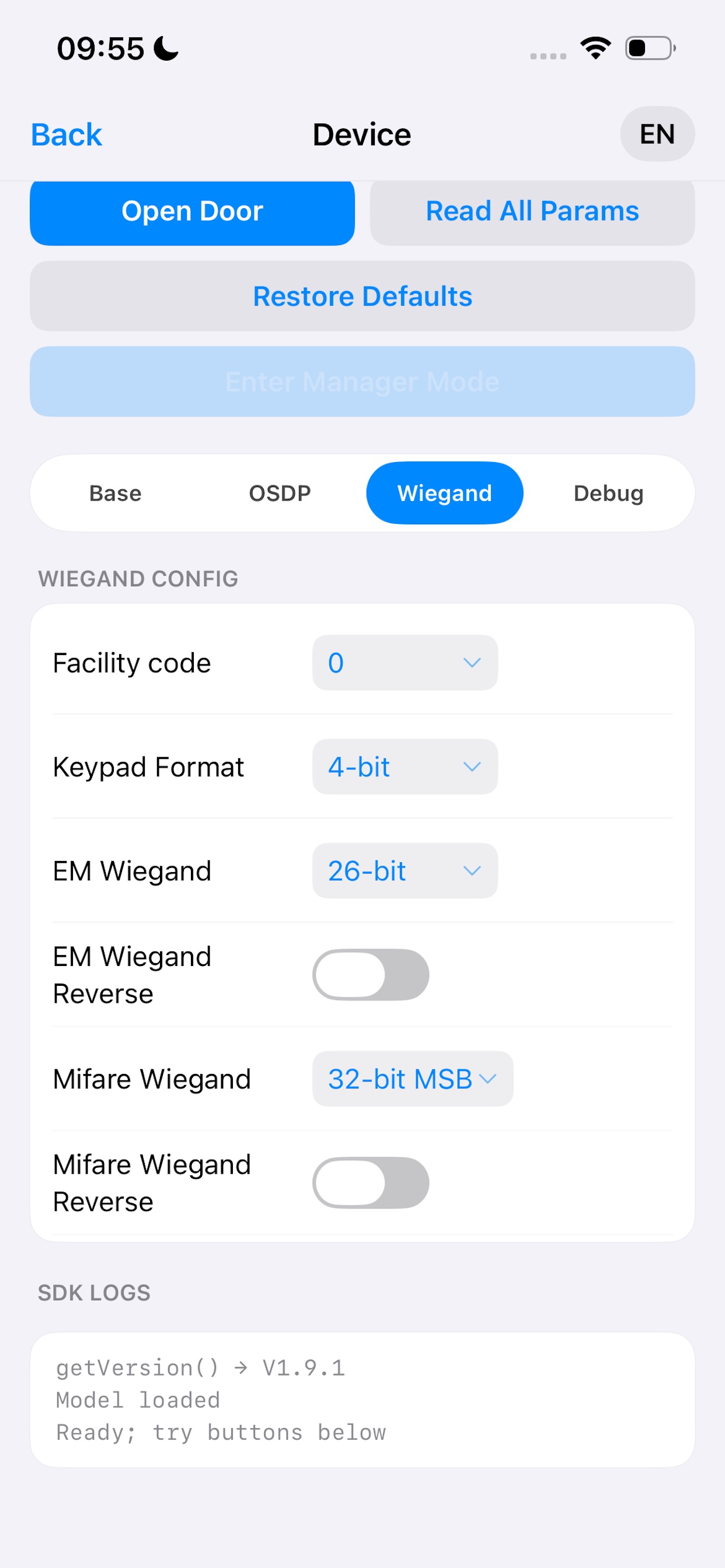 Screenshot 5 of OSDP SDK