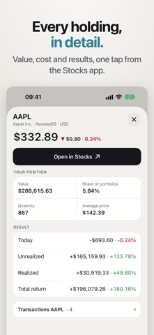 tickerfolio: Portfolio Tracker screenshot 6