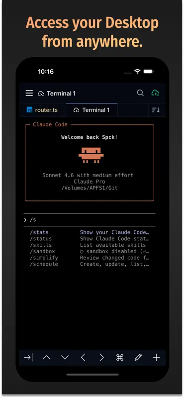 Spck Editor Lite screenshot 1 of 4