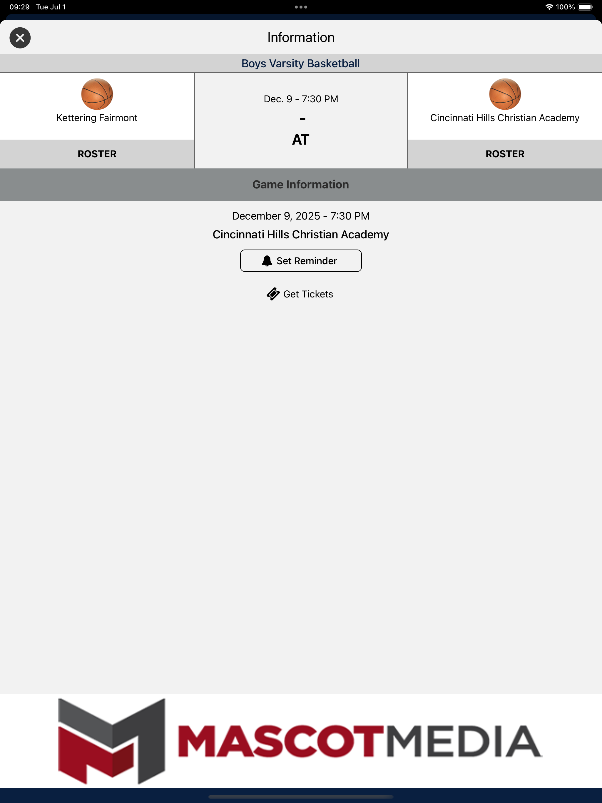 Fairmont Firebirds Athletics screenshot 11