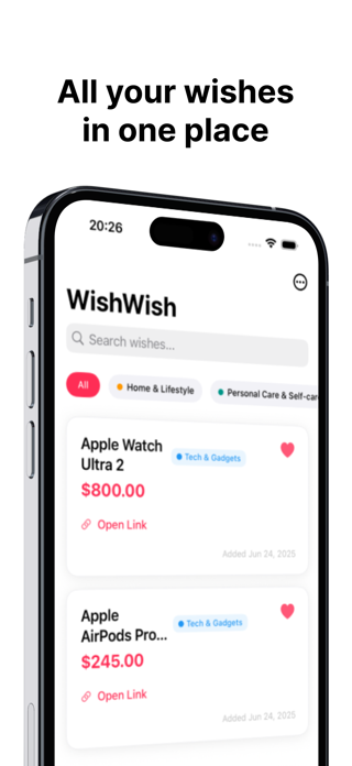 Gift List –  WishWish Screenshot 1 of 3