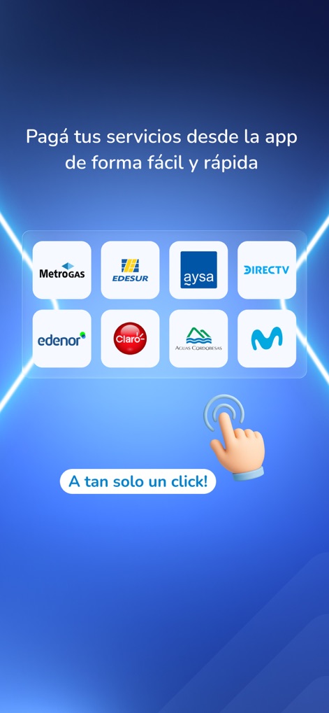 Carrefour Banco - Los usuarios pueden pagar una amplia variedad de servicios, como "Metrogas" y "Directv", de forma rápida y sencilla directamente desde la aplicación con un solo toque.