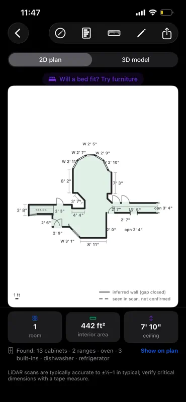 Sweep: LiDAR Floorplan Maker screenshot 5 of 5