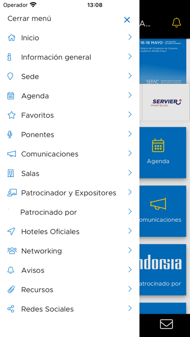 XI Congreso Nacional de SEFAC Screenshot