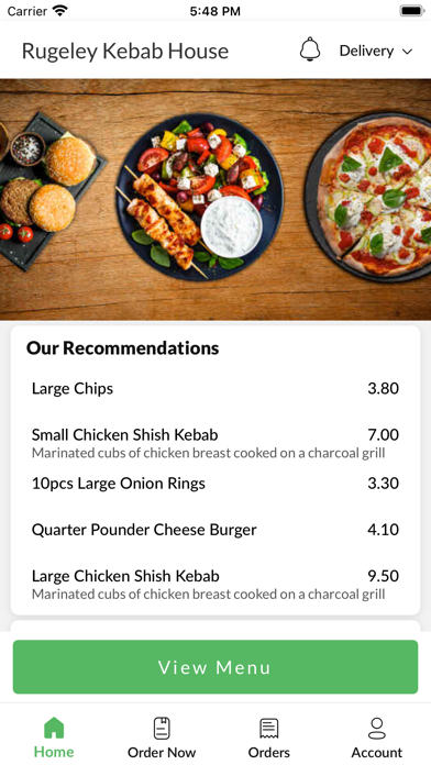 Rugeley Kebab House Screenshot