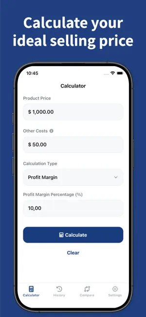 Profit Margin Calculator Pro screenshot 1