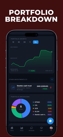 Wallflake: Ghana Stock Tracker Screenshot 7 of 9