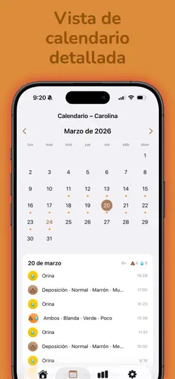 Captura de pantalla de Mi Bebé Diario De Pañales en iPhone 5