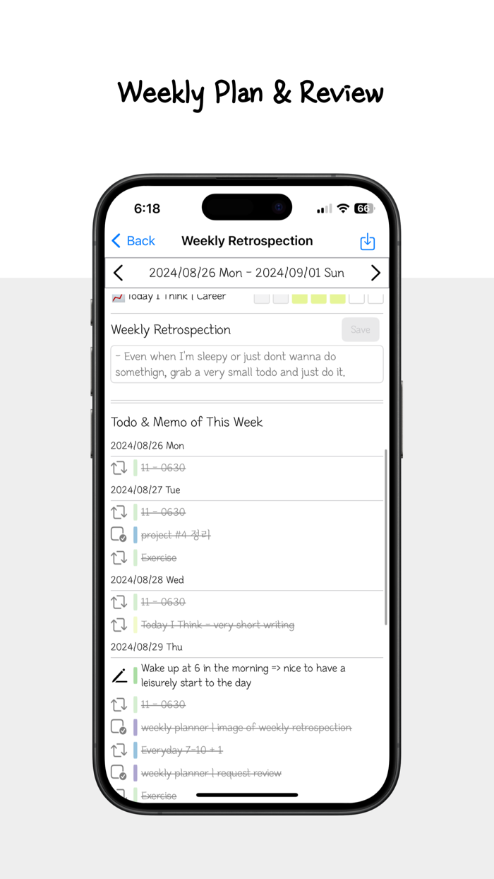 Weekly Planner - Todo, Routine