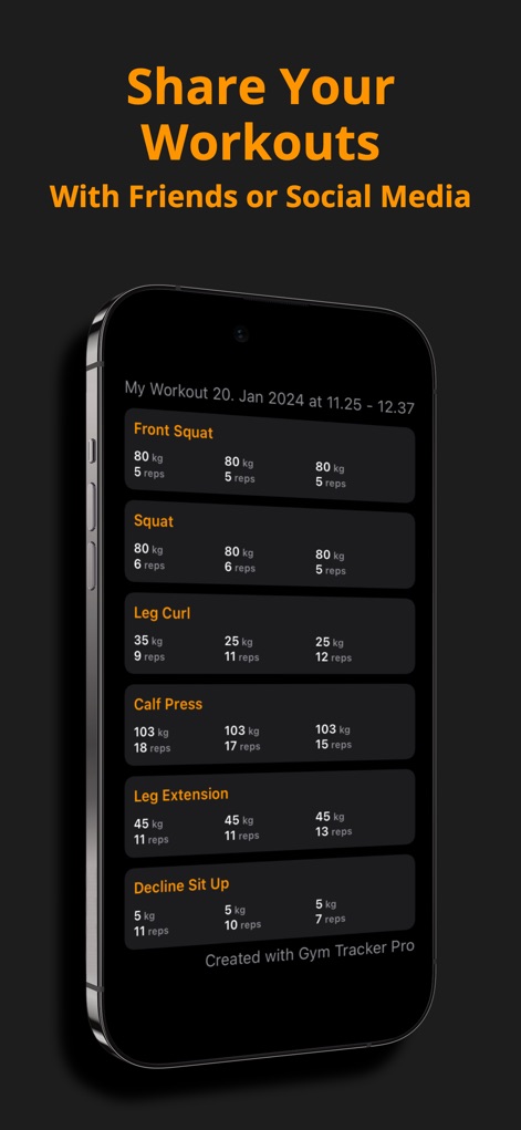 Gym Tracker Pro - Workout Log - Health & Fitness App | MWM