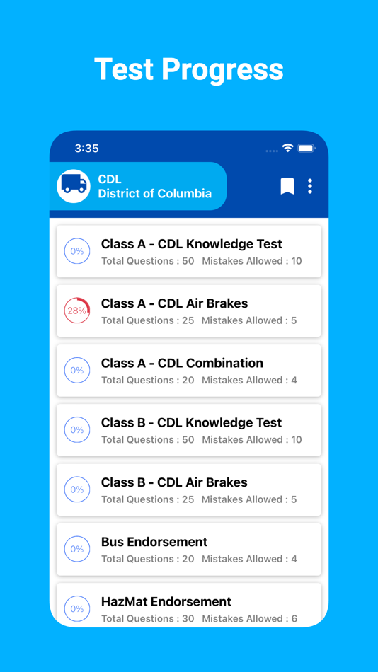 #7. DC CDL Prep Test (iOS) 由: Altaf Mogal